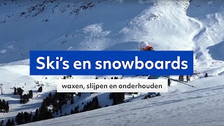 Ski'S Waxen, Slijpen En Andere Tips Voor Ski- En Snowboardonderhoud #Tips  #Wintersport - Youtube