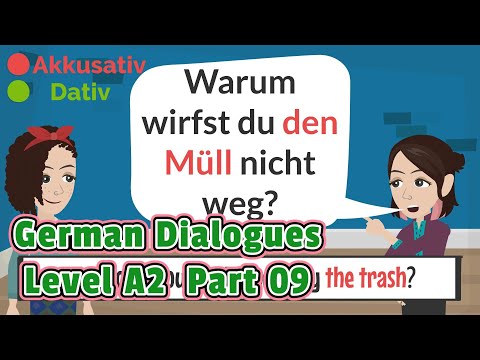 #09 Deutsche Dialoge | Niveau A2 | Wortschatz und wichtige Sätze