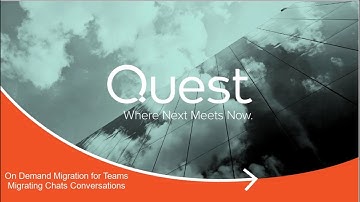 On Demand Migration for Teams Migrating Chats Conversations