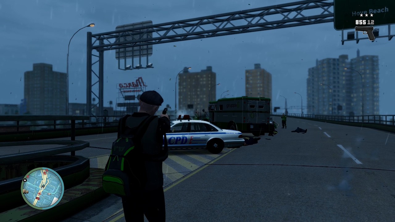 GTA IV Broker Highway Raid 6 Star Escape YouTube 