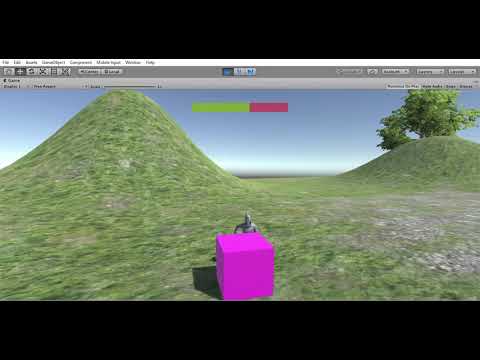 Unity：Sliderを使ってボスのHPバーを表現する