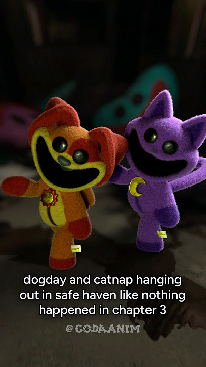 CATNAP AND DOGDAY ( Poppy Playtime Chapter 4 Animation )
