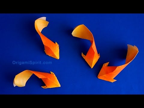 How to Fold an Origami Goldfish :: Pez Dorado