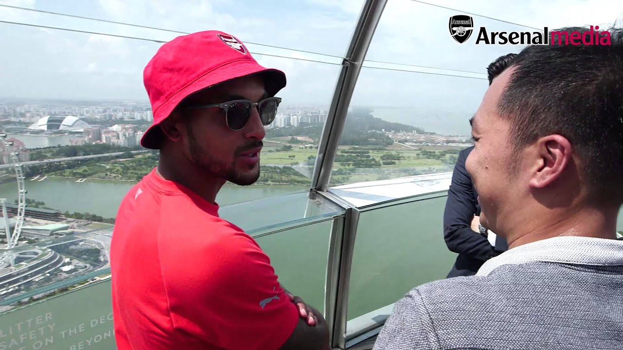 Arsenal visit Marina Bay