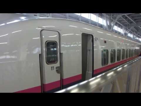 2013.08.03　E2系はやて90号～LED案内表示とホーム案内放送～
