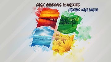 Basic Windows-10 hacking using Kali Linux 2019.4[Part-1]|PANTHER TECH