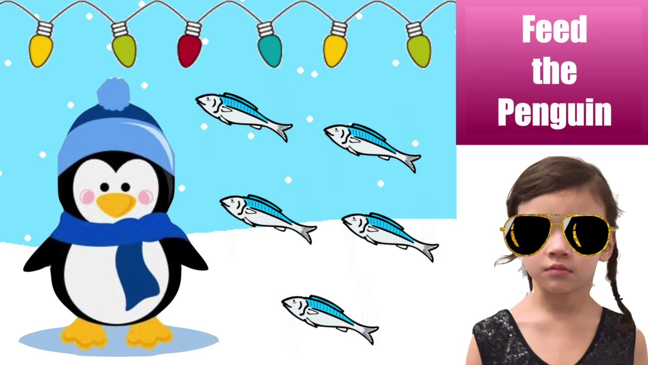 5-Minute Feeding the Penguin Virtual Obstacle Course - YouTube