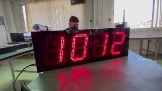 DIGITAL CLOCK  MODEL : CK-804B- PVC (WIFI)