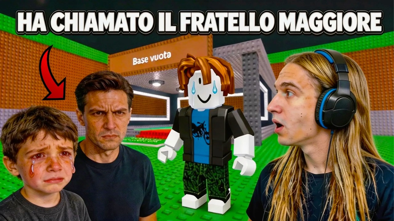 Gli rubo tutti i brainrot e chiama suo fratello maggiore su STEAL A BRAINROT.