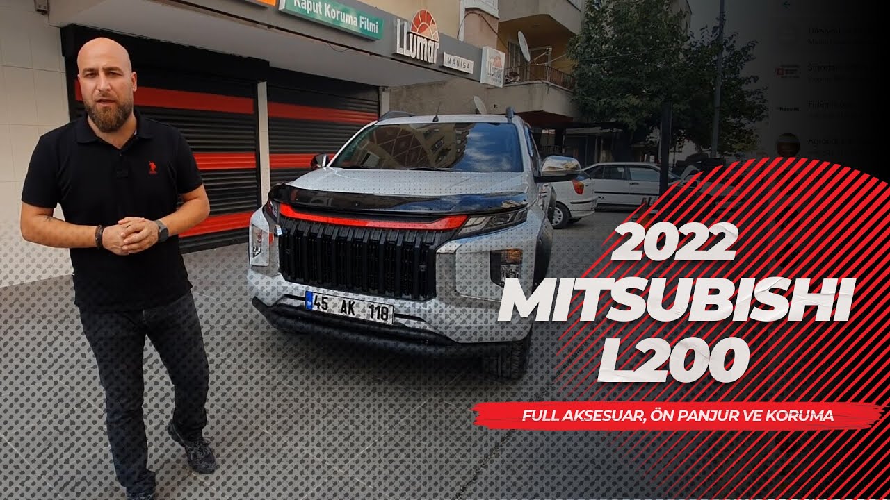 2022 Mitsubishi L200 // Full Aksesuar, Ön Panjur ve Koruma, Yan Dodikler ve Basamak, Roll Bag