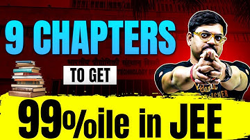 JEE 2026: Top 9 Chapters to get 99%ile Percentile in Maths | IIT-JEE Preparation | Harsh Sir