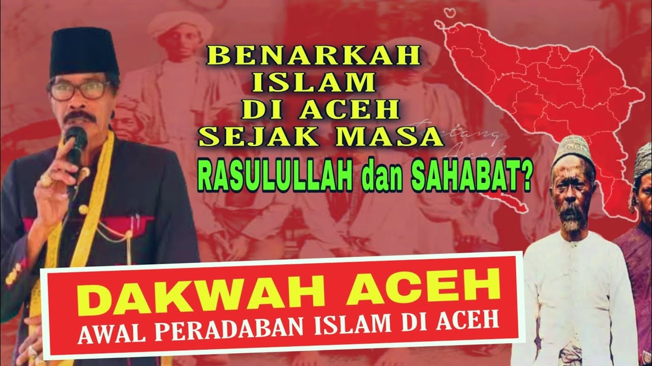 Tgk. Abdul Aziz Kupas Sejarah Peradaban Aceh, Awal Masuk Islam Sejak Masa Rasulullah dan Sahabat