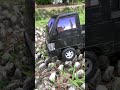 Mini RC Car Crossing Rocky Terrain #shorts
