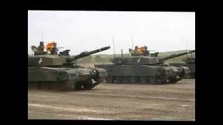 動く戦車(自衛隊公開演習)