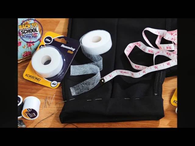 How To Hem Trousers Using Korbond Hemming Web - Sew Free 