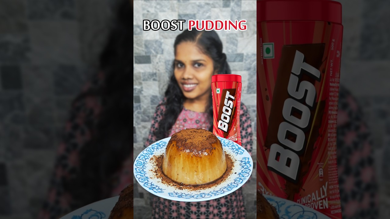 💯👌വെറും5 ചേരുവ കൊണ്ട് ഇത്രയും രുചിയിൽ😋😋BOOST PUDDING തയ്യാറാക്കിയല്ലോ❓#shorts #viral #shortsfeed