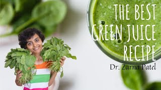 Green Juice (ग्रीन  जूस) | Cleaning Juice (क्लीनिंग  जूस) By Dr. Zarna Patel (NDS) New Diet System