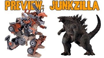 Preview: Junkzilla Junkion Combiner featuring Trashmaster Scraphook and Crashbar