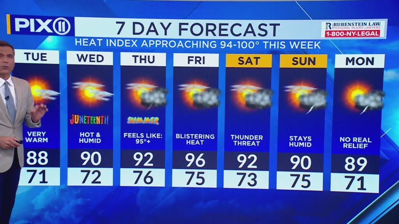 Tri-state area braces for potential heat wave - YouTube