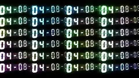 Time Counter Wall Animation Motion Background Stock Video Footage Free For Editing