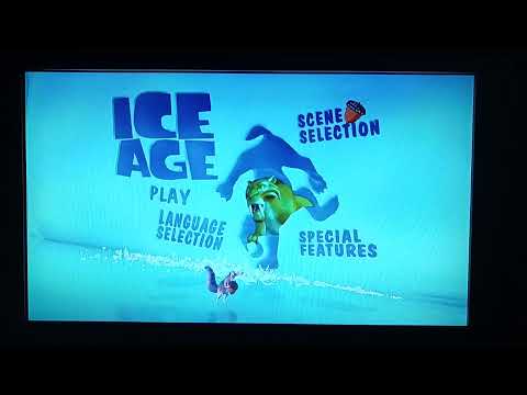 Ice Age (2002) 2-Disc Special Edition DVD Menu (Disc 1) (20th Anniversary This DVD)