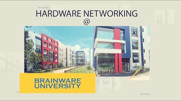 Hardware • Networking @ BRAINWARE UNIVERSITY