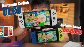 Nintendo Switch OLED UNBOXING & Comparison | ต้องโดนมั้ยว้า?