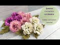 🥰 Цветы Carnation из ткани / 😍 Fabric carnation tutorial