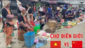 CHỢ PHIÊN "SÌ LỞ LẦU" LAI CHÂU - CHỢ BIÊN GIỚI CAO NHẤT VN - NGƯỜI "DAO" Ở ĐÂY ĂN MẶC LẠ QUÁ