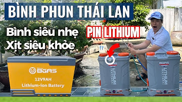 Bình Xịt Điện BGAS Pin Lithium Mới Nhất 2025 – 1 Bơm & 2 Bơm Có Đảo Thuốc Cực Mạnh!