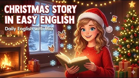 🎄 Christmas Story in English for Beginners | Listening Practice | Daily English with Mia