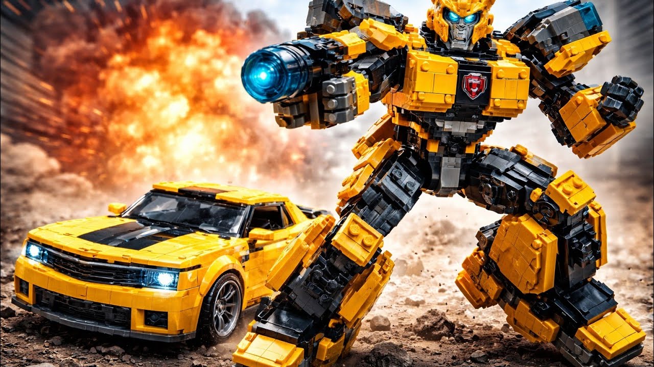 LEGO Bumblebee Transformation | Car Mode → Battle Mode