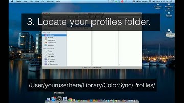 How to install a custom icc profile on Mac OS X.