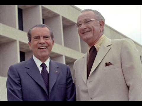 Nixon LBJ Discuss Vietnan Truman Memorial LBJs Heart Pains