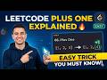 LeetCode Plus One Explained 🔥 | Easy Trick You Must Know | Coding Interview Prep