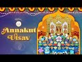 Annakut utsav in presence of pguruprasad swami  pharichintan swami harisumiran uk 18 nov 2023