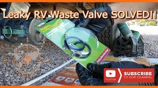 HOW TO REPAIR RV SEWER VALVE LEAK | RV LIVING