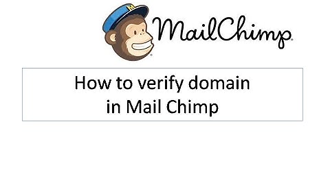 How to Verify Domain in Mail chimp - Email Marketing series
