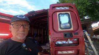 Arctic Tern Windows from Tern Overland Installation on Ram Promaster 3500 Extended