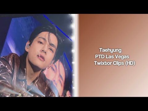 Taehyung PTD on Stage Las Vegas Concert Twixtor Clips (HD 4K)