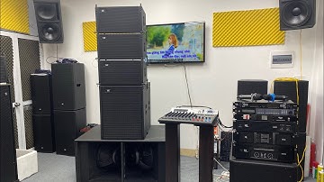 Nhá Hình: Trọn Bộ Line Array (Chơi 3 way) 134 triệu_ Full Bộ Lx acoustic