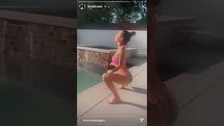 Danielle Bregoli (Bhad Bhabie) twerk on Instagram stories