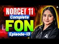 NORCET 11 Preparation | NORCET 11 FON Complete Lecture Episode 14 | FON Full Concept By Pari Ma'am