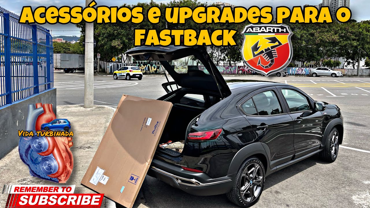 Primeiros acessórios e Upgrades do Fastback Abarth! - YouTube