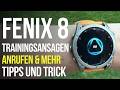 Garmin Fenix 8 Sprachsteuerung, Ansagen, Anrufe, Sprachnotizen Tipps und Tricks