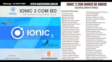Ionic3 com Banco de Dados - Aula 01 - Ionic com Banco de dados