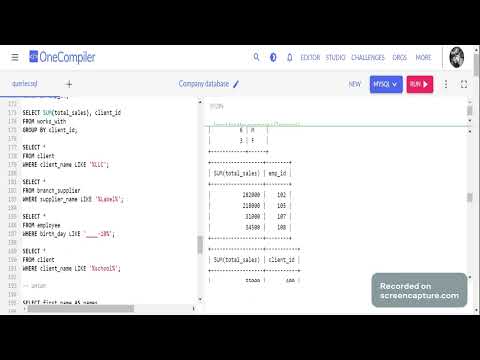 Code review: SQL