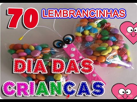 70 LEMBRANCINHAS DIA DAS CRIANÇAS EDUCAR OFICIAL