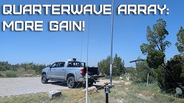 2 Element Quarterwave Array: 2.9dB over Single PERformer!