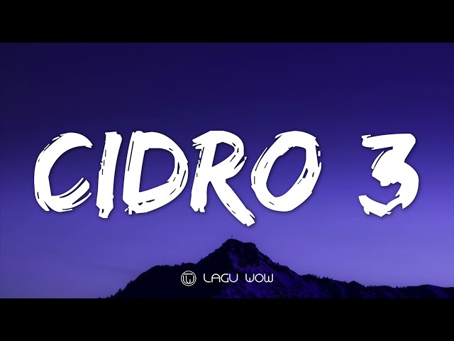 SUCI TACIK - Cidro 3 (Lyrics) class=